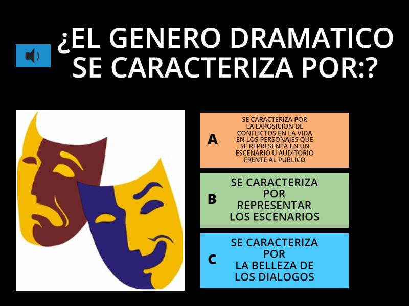 EL GENERO DRAMATICO - Quiz