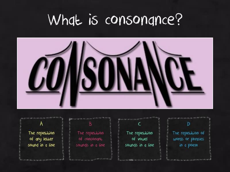 Alliteration Vs Assonance Vs Consonance - Quiz