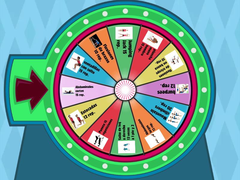 Ruleta de actividades - Spin the wheel