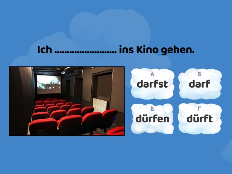 Modalverb 'dürfen' - Quiz