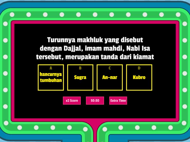 Lembar Kerja Digital Siswa PAI Hari Akhir - Gameshow Quiz