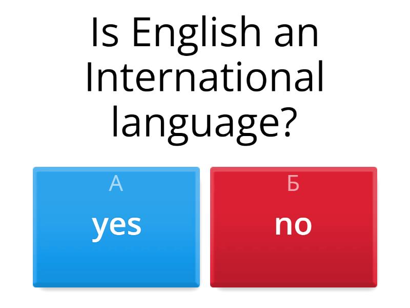 Yes no questions quiz