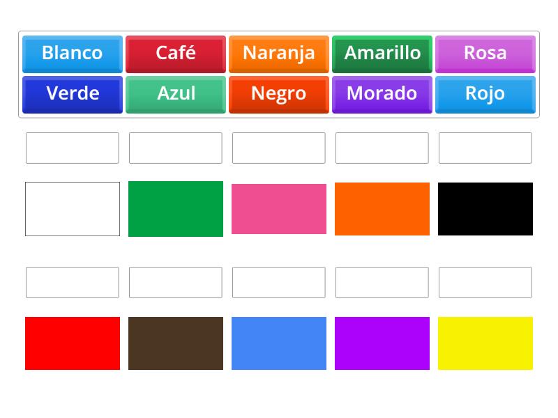 Colores - Match up