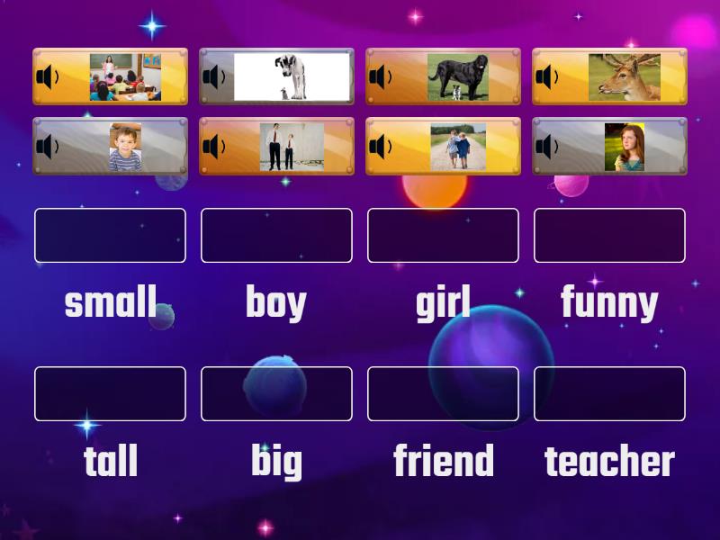 AS1 Unit 1 Vocabulary - Match up