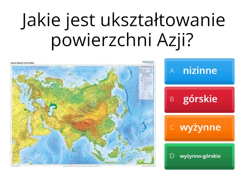 Geografia Kartkówka Klasa 8. Klimat Azji, Wulkanizm I Trzęsienia Ziemi ...