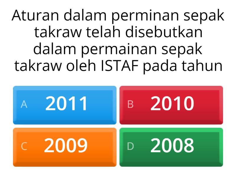 Sepak Takraw - Quiz