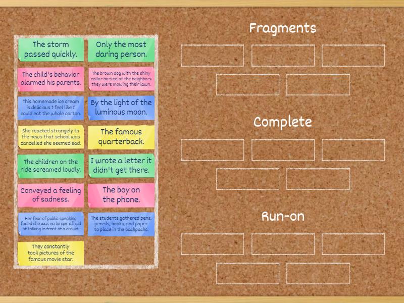 Sentence Sort - Group sort