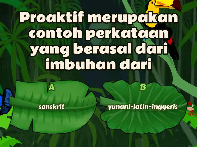 Imbuhan Bahasa Asing - Quiz