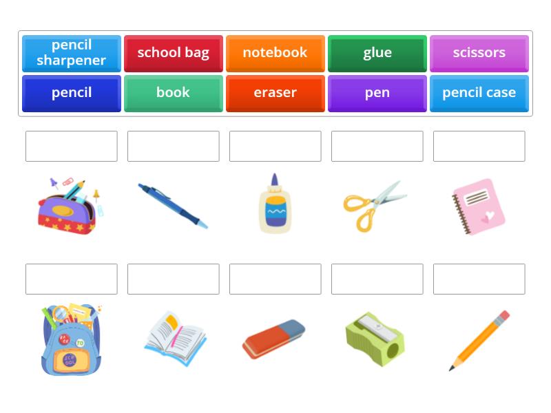 School items - Match up