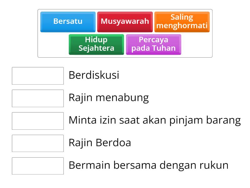 Reviu Contoh Sikap Penerapan Sila Pancasila (Reviu PAS) - Match Up