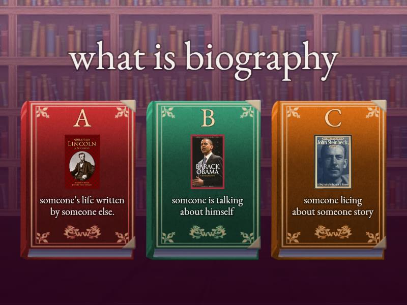 what is biography - Quiz