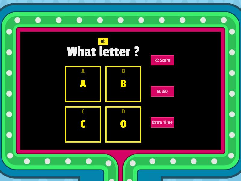 ALPHABET - Gameshow Quiz