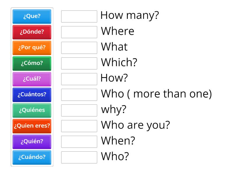 spanish-question-words-match-up