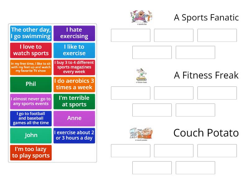 Sports - Group sort