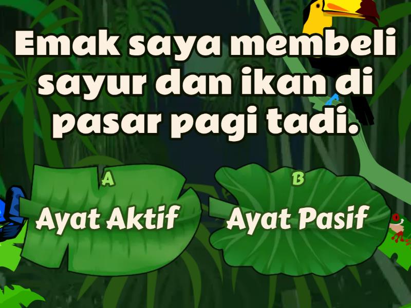 Ayat Aktif & Ayat Pasif - Quiz