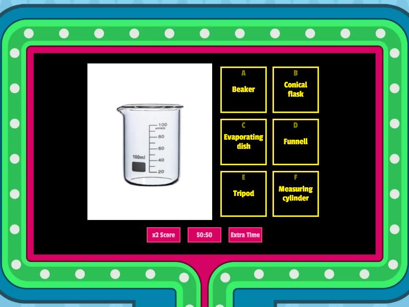 Science equipment - Gameshow quiz