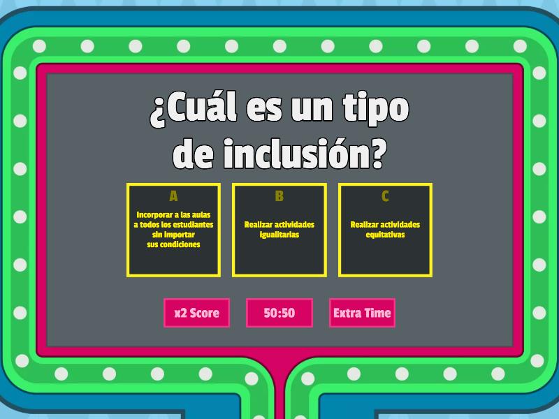 INCLUSIÓN - Concurso De Preguntas