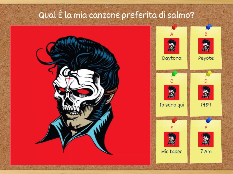 Quiz Amicizia Cuestionario