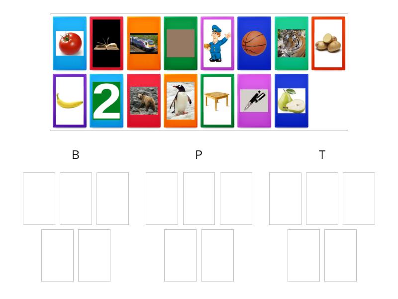 Letters - Group sort
