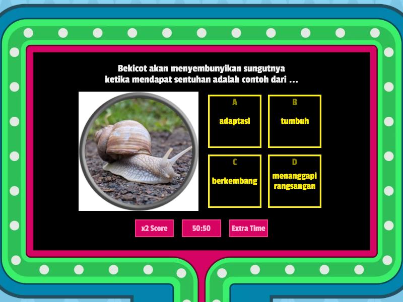 Latihan: Klasifikasi Makhluk Hidup - Gameshow Quiz