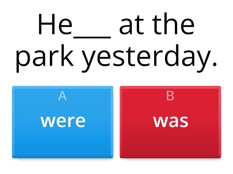 Spotlight 4 Module 5 (9b) Was/were - Quiz