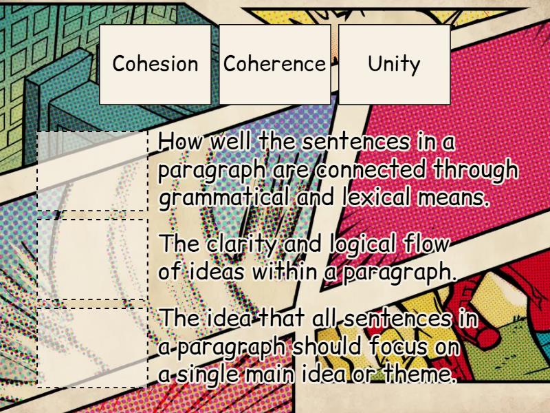 PARAGRAPH REQUIREMENTS - Match up