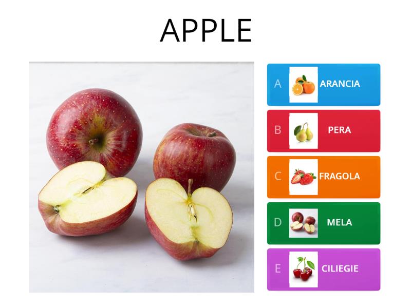 Fruits healthy snacks! Quiz