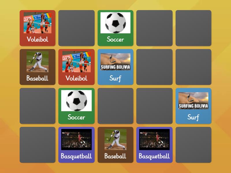 SPORTS - Matching pairs