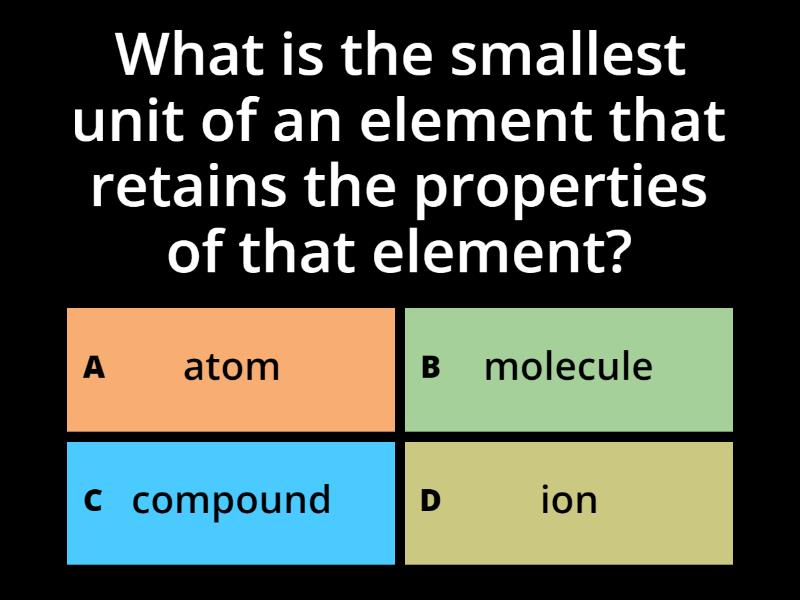 Chemistry 1 quiz