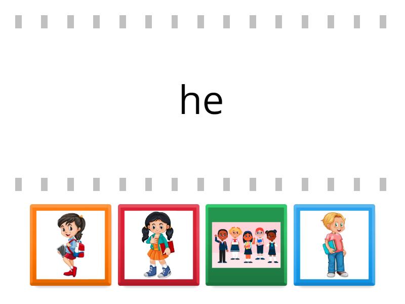 he,she,me,we - Find the match