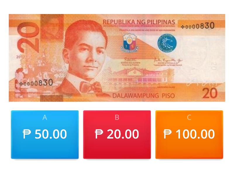 Philippine Money - Quiz