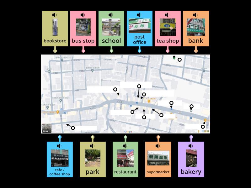 5A U1 Task#4 map - Labelled diagram
