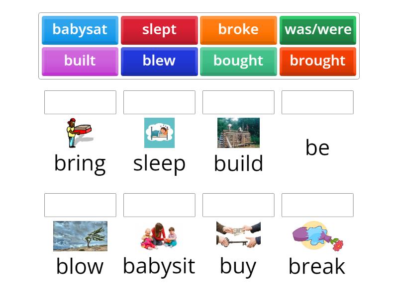 Irregulare Verbs B - Match Up