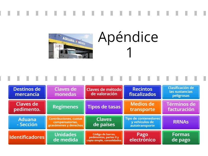 Anexos RGCE Anexo 22 "Instructivo para el llenado de pedimento"; Apéndices. Cada oveja con su