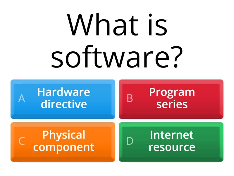 Understanding Software and Programming Concepts - Quiz