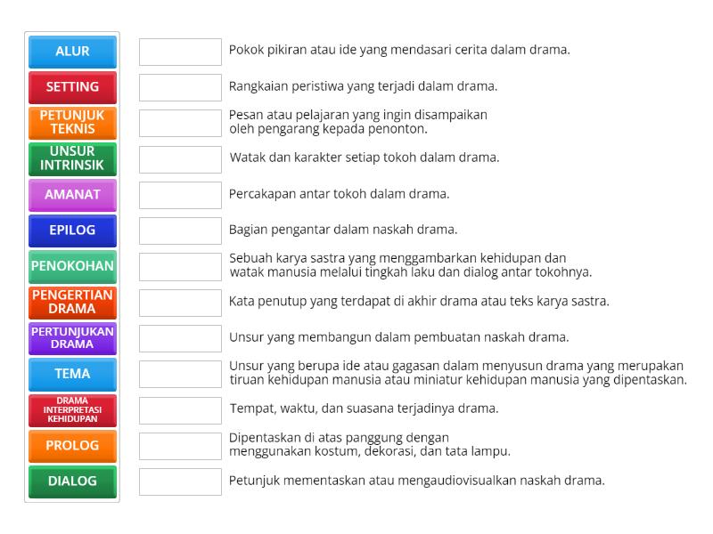 Drama Beserta Unsur Unsur Intrinsiknya Match Up