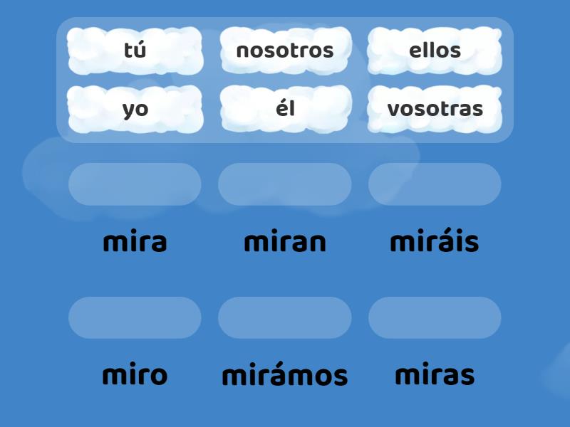 Verbo MIRAR - Match up