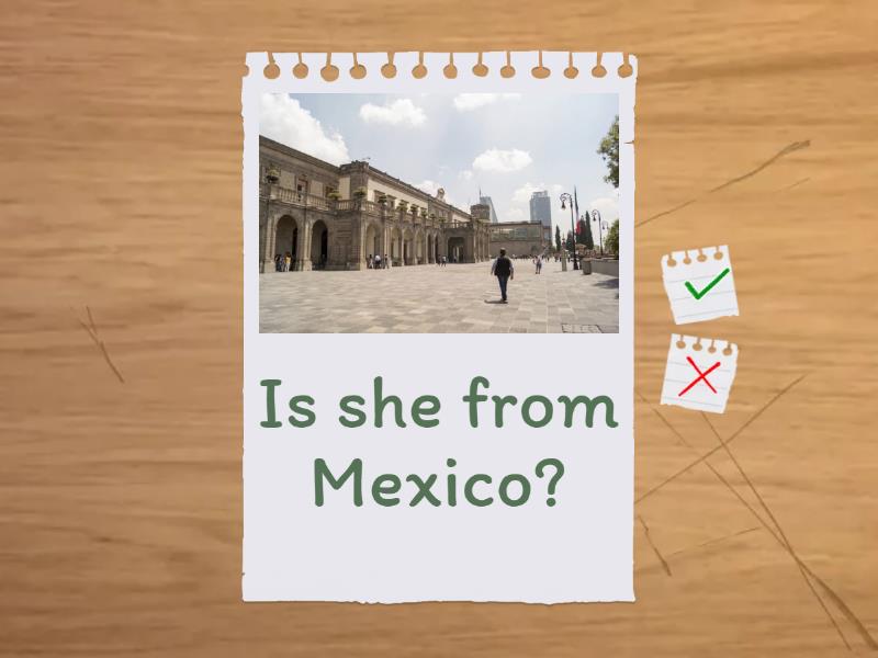 Are you from Mexico? - Flash cards