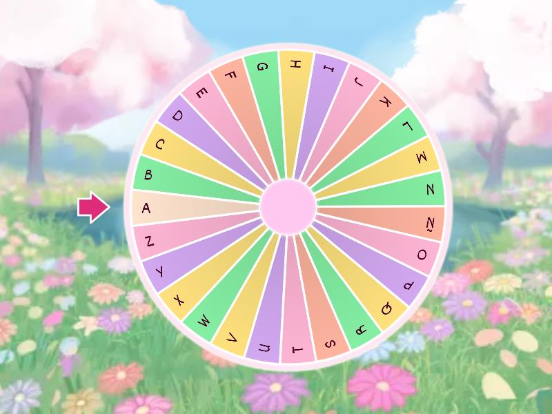 Ruleta de letras - Spin the wheel