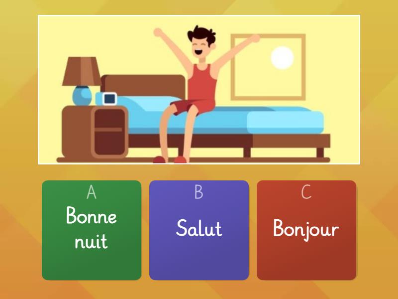 Les salutations tous - Quiz