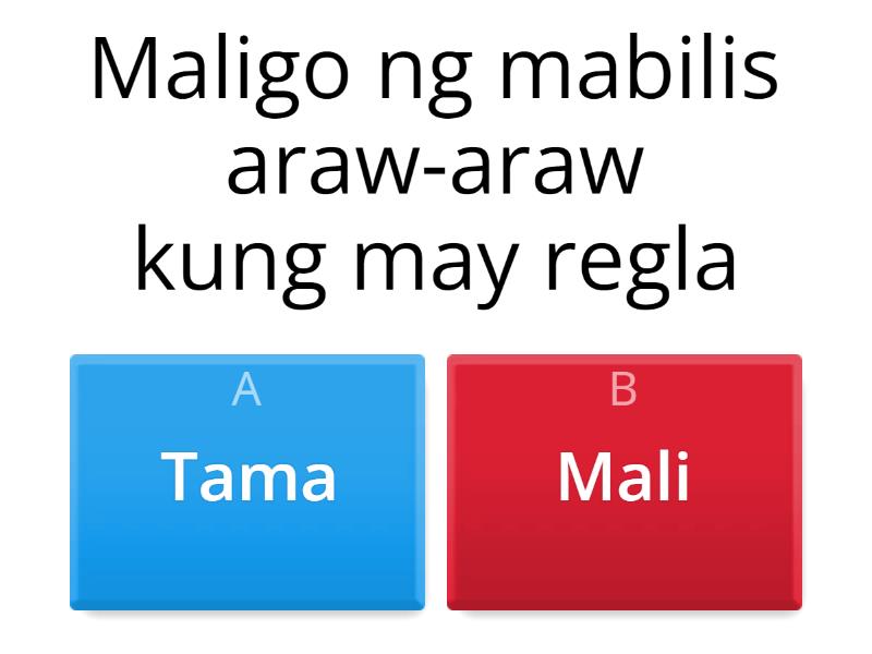 Nagagampanan Ang Tungkulin Sa Sarili Sa Panahon Ng Pagdadalaga O Pagbibinata Quiz 