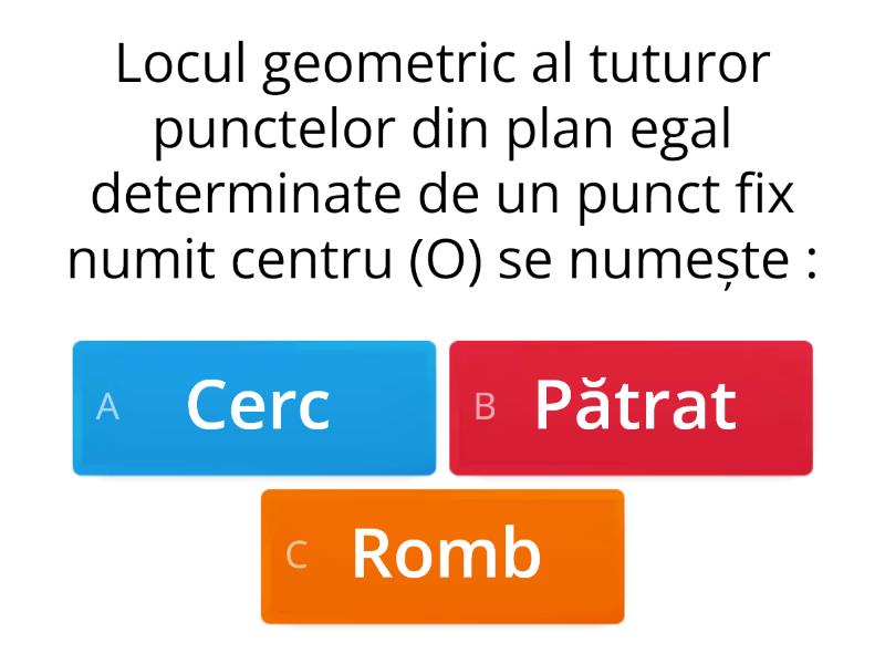 Test Cerc - Quiz