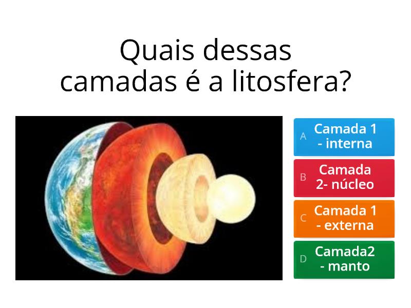 Game da litosfera - Quiz