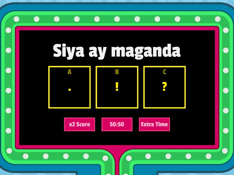 Wastong Gamit ng Bantas - Gameshow quiz