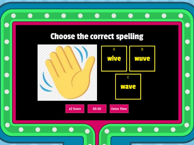 Spelling Quiz - Gameshow Quiz