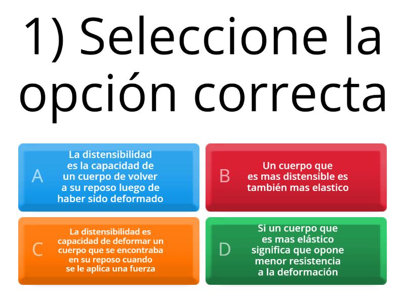 Mecánica ventilatoria - Cuestionario