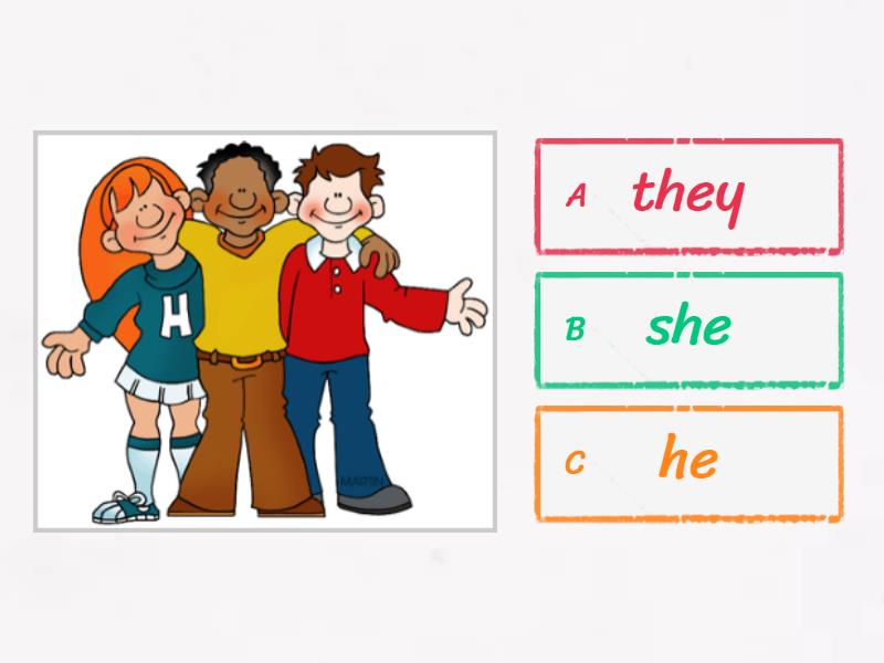 Pronouns 2 (he/she/it/they/you) - Quiz