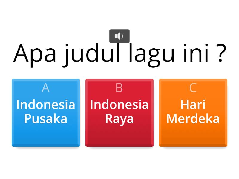 Lagu Wajib Nasional - Quiz