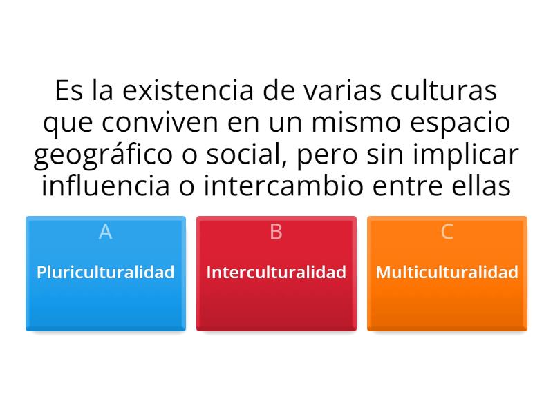 INTERCULTURALIDAD - Quiz