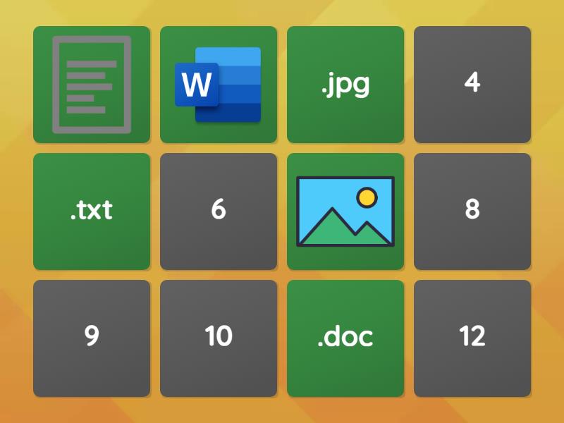 File extension - Matching pairs